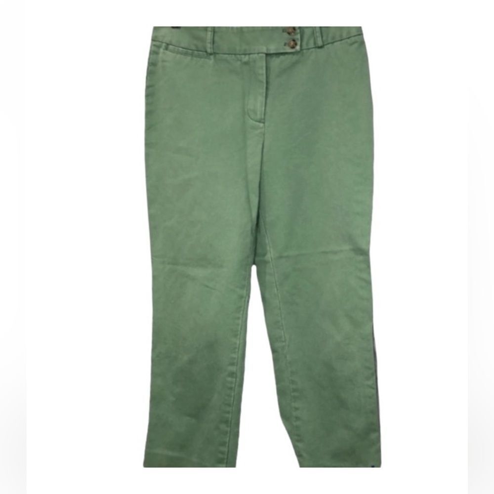 J. McLaughlin Capri Pants Faded Soft Green Size 6